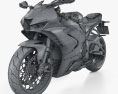 Honda CBR1000RR-R SP 2021 Modelo 3D wire render