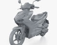 Honda AirBlade 150 2020 3D-Modell clay render