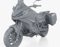 Honda NT1100 2022 3d model clay render