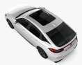 Honda Civic eHEV hatchback 2023 3d model top view