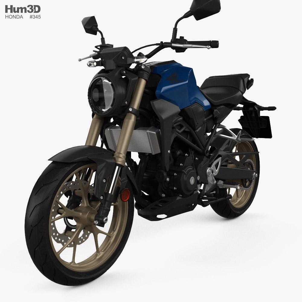 Honda CB250R 2019 Modelo 3D