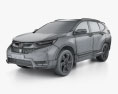 Honda CR-V 2019 3d model wire render