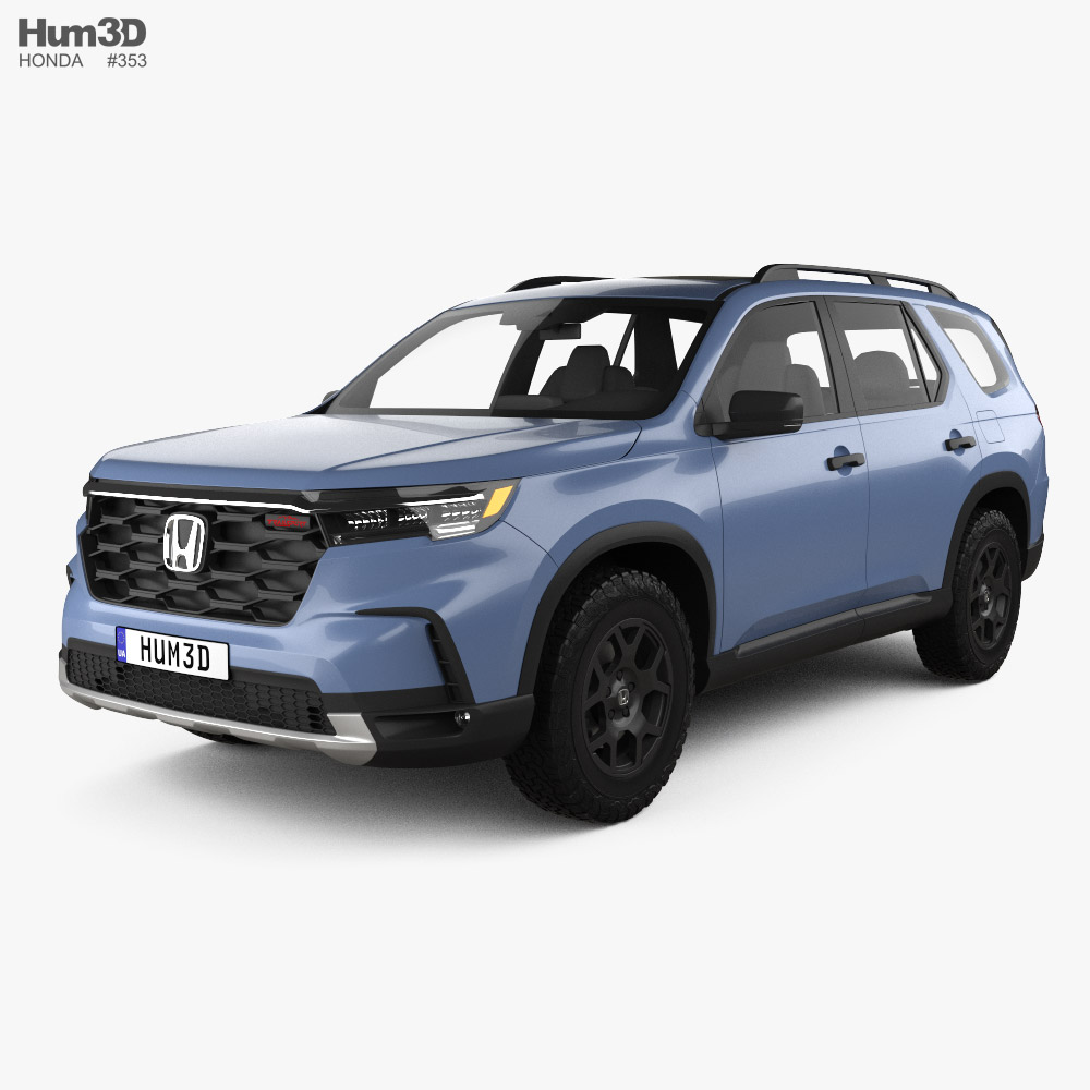 Honda Pilot Trailsport 2022 3d Model Vehicles On Hum3d