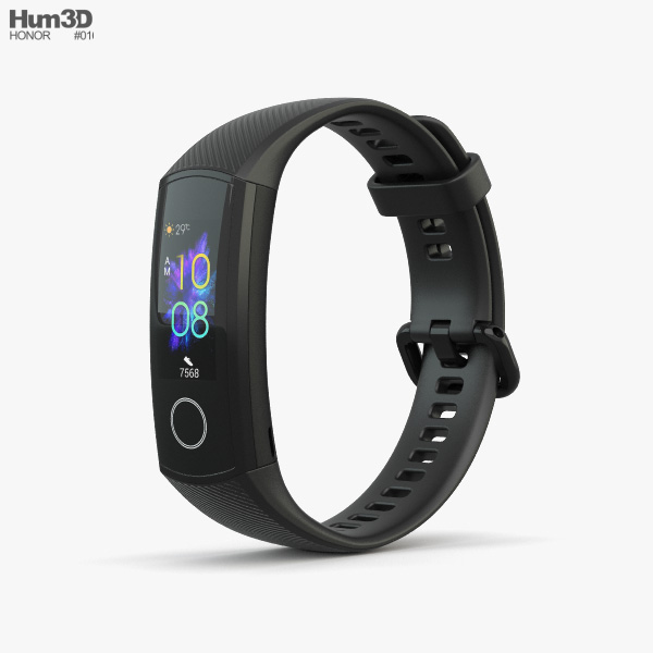 Honor Band 5 Black 3D model