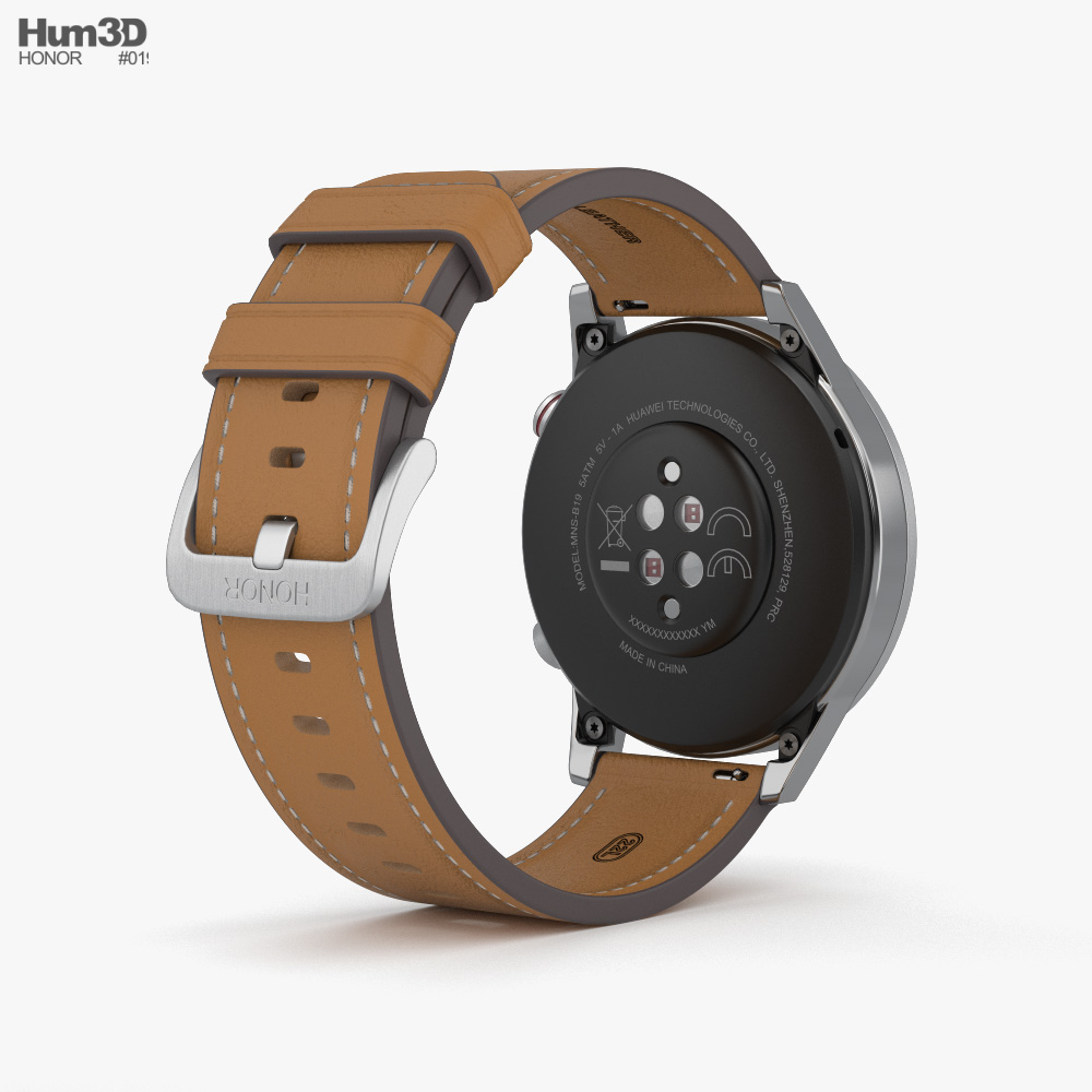 Honor MagicWatch 2 Flax Brown Modello 3D