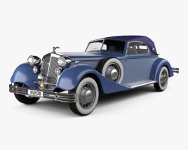 Horch 853 A Sport カブリオレ 1935 3Dモデル