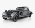 Horch 853 A Sport cabriolet 1935 3d model wire render