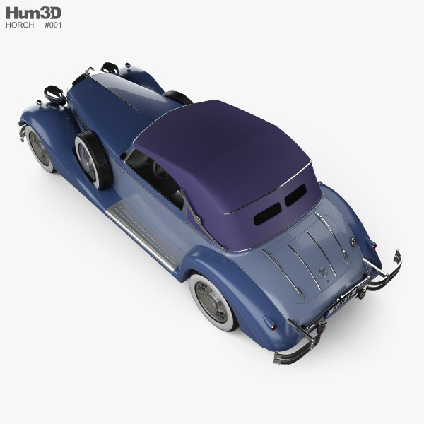 Horch 853 A Sport cabriolet 1935 3D model - Vehicles on Hum3D