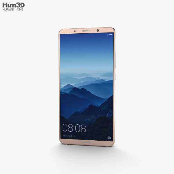 Huawei Mate 10 Pro Pink Gold 3D model