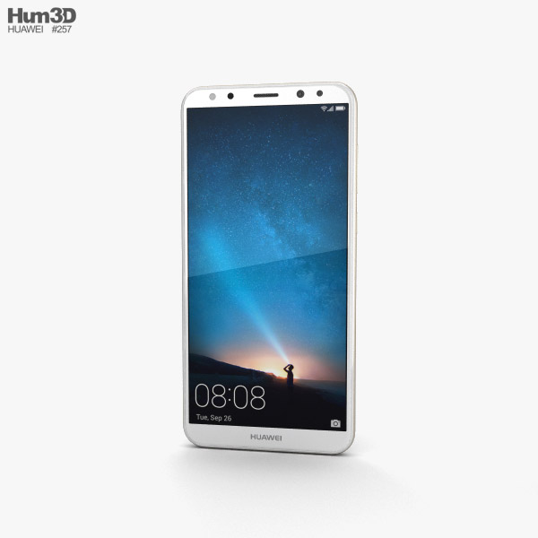 Huawei Mate 10 Lite Prestige Gold 3D модель