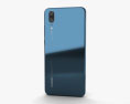 Huawei P20 Midnight Blue 3Dモデル