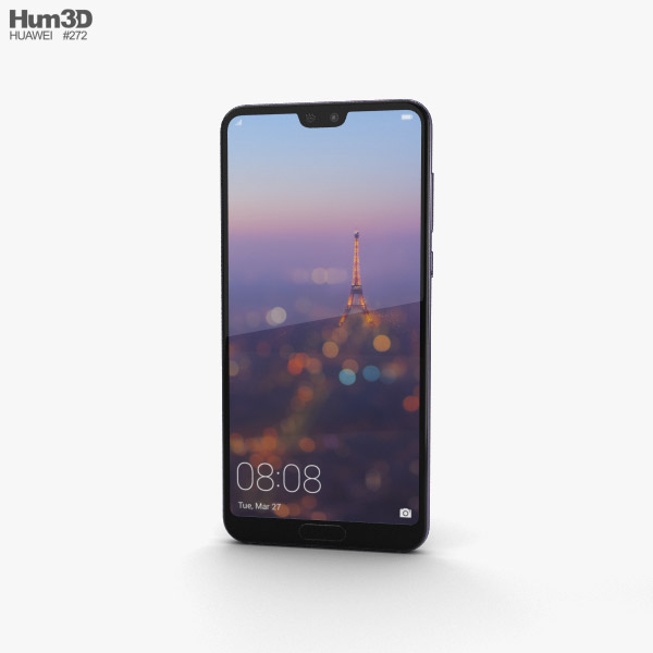 Huawei P20 Pro Twilight 3D model