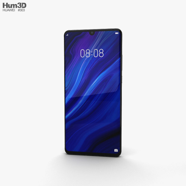 Huawei P30 Pro Black 3D model