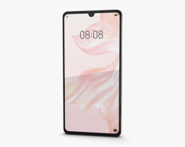 Huawei P30 Pearl White Modelo 3D