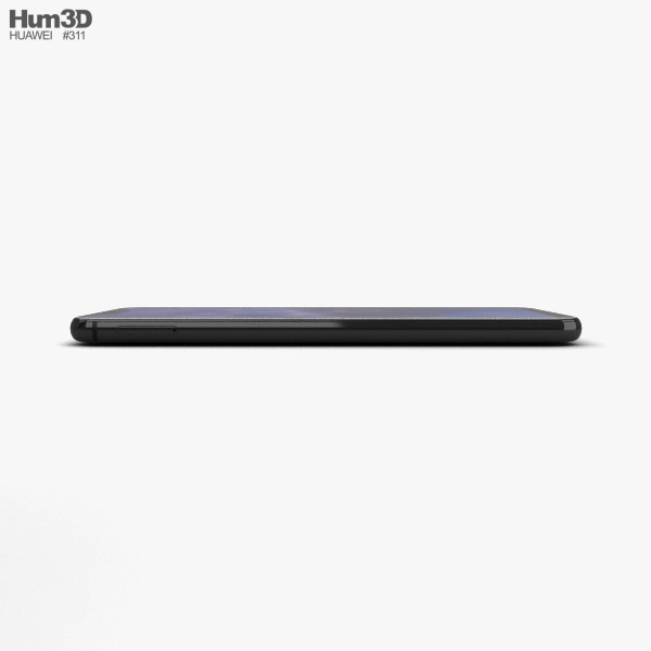 huawei mate 20 lite black 3d model