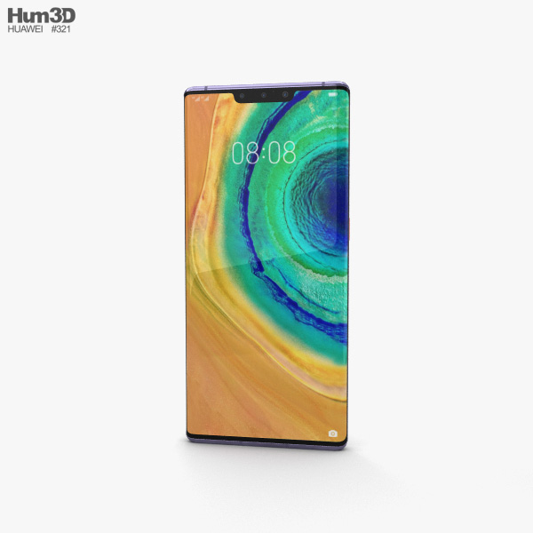 Huawei Mate 30 Pro Space Silver 3D model