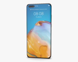 Huawei P40 Pro Blush Gold 3D model