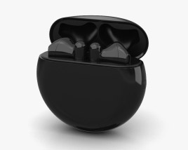 Huawei Freebuds 3 黒 3Dモデル