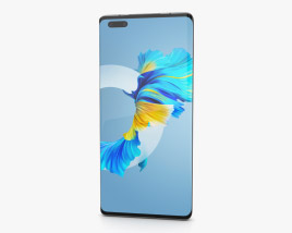 Huawei Mate 40 Pro Mystic Silver 3D-Modell
