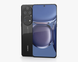 Huawei P50 Pro 黑色的 3D模型