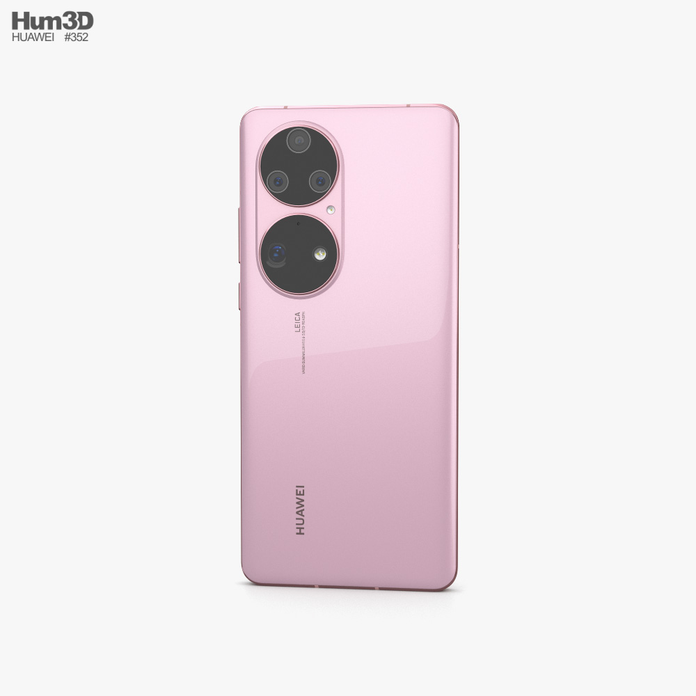 Huawei P50 Pro Pink 3D модель