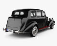 Humber Pullman Limousine 1945 3d model back view