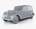 Humber Pullman Limousine 1945 3d model clay render
