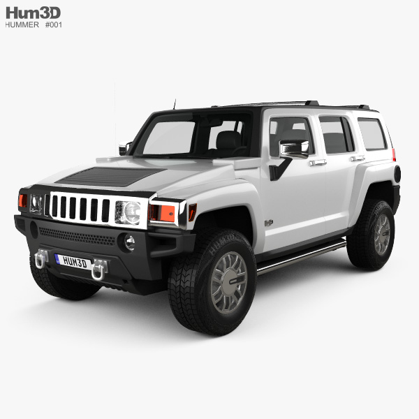 Hummer H3 2011 3D model