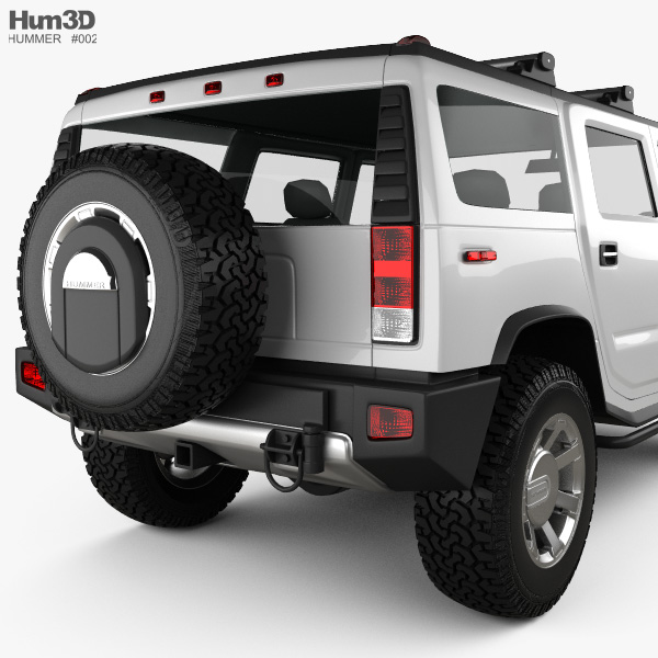 Hummer h2 3d model