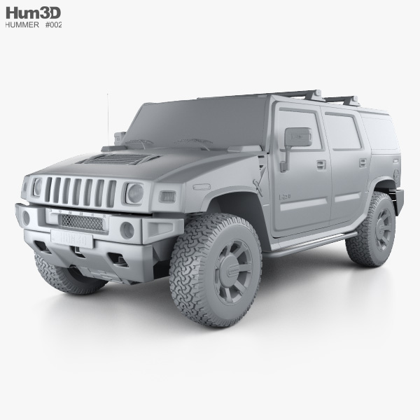 Hummer h2 3d model