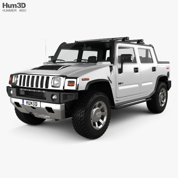 Hummer H2 SUT 2014 3D model