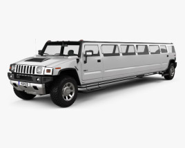 Hummer H2 Лімузин 2011 3D модель