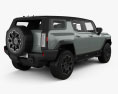GMC Hummer EV SUV 2022 3D模型 后视图