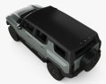 GMC Hummer EV SUV 2022 Modello 3D vista dall'alto