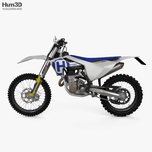 Husqvarna FC 450 2017 3D model - Vehicles on Hum3D