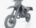 Husqvarna TC 50 2020 3D模型 clay render