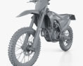 Husqvarna FC 250 2020 3d model clay render