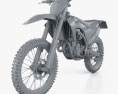 Husqvarna FC 350 2020 3D-Modell clay render