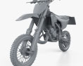 Husqvarna TC 50 2016 3d model clay render