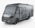 Hymer ML-I Bus 2015 Modelo 3d wire render