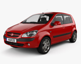 Hyundai Getz 2008 3D model
