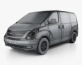 Hyundai Starex (iMax) 2011 3D模型 wire render