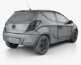 Hyundai i20 3 porte 2010 Modello 3D