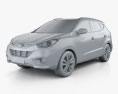 Hyundai ix35 Tucson 2013 Modello 3D clay render