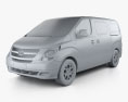 Hyundai H1 iLoad 2010 3D-Modell clay render