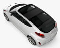Hyundai Veloster 2015 3Dモデル top view