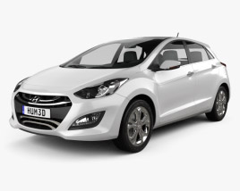 Hyundai i30 (Elantra Touring) hatchback 2016 Modelo 3d