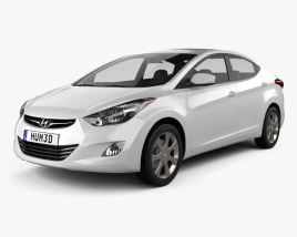 Hyundai Elantra (i35) sedan 2016 3D model