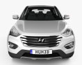 Hyundai Santa Fe 2012 Modelo 3D vista frontal