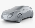 Hyundai Blue-Will 2010 3d model clay render